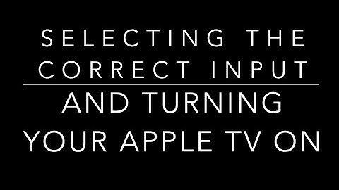 Initial Apple TV Setup in your Classroom
