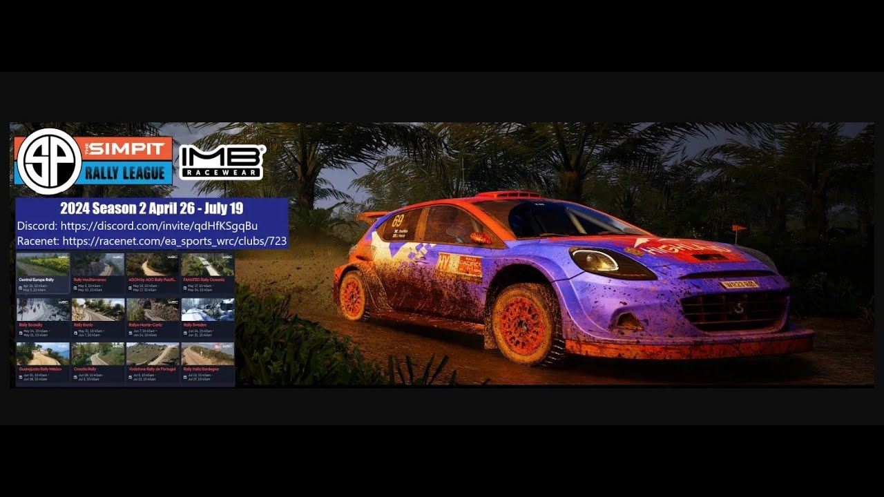 EA WRC Rally Mediterraneo - Simpit Rally League Round 2 - Do I suck at Rally?  You Be The Judge