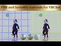 [Unity] How to make PBR and Invisible materials for PC and Quest