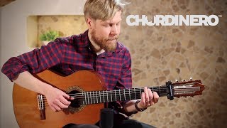 new guitar capo - chordinero flexible capotasto - open chords with standard tuning