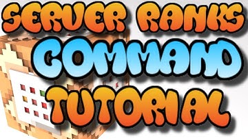 Minecraft Command Block Custom Server Ranks Tutorial (MCPE/XBOX ONE/BEDROCK EDITION)
