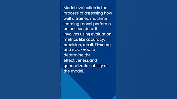 AI Q&A  28 : What is Model Evaluation in AI? #ai #artificialintelligence #techiesplusacademy