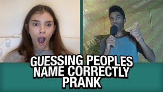 Guessing Peoples Names CORRECTLY PRANK on Omegle!