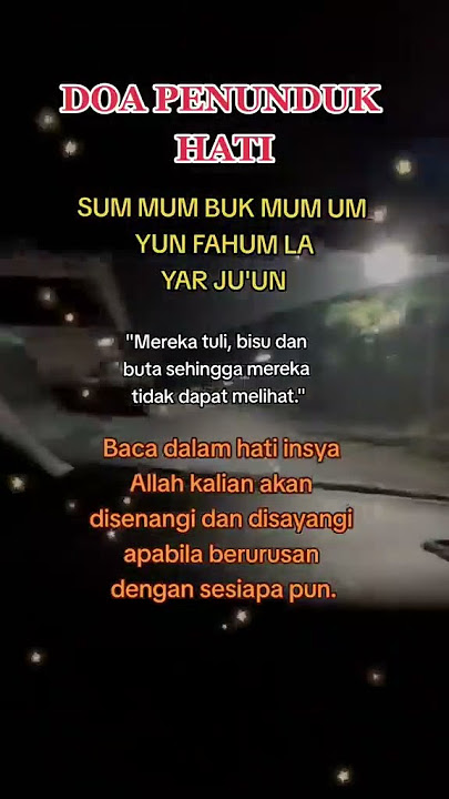 Doa Penunduk Hati