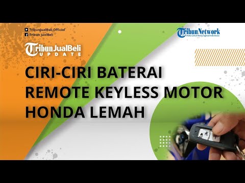 Ingat! Jangan Lupa Dicek, Ini Tanda Baterai Remote Keyless Motor Honda Lemah