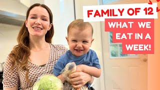 Family of 12 🥰 What we eat in a week! + Josiah's 21st birthday!