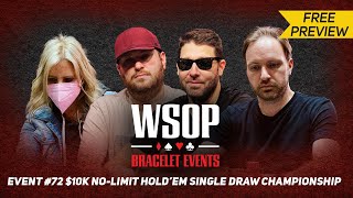 Wsop 2024 10,000 2-7 Single Draw Final Table With Seiver, Ausmus, Harman Watson Preview