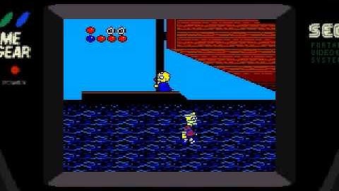 Game Over: The Simpsons - Bart vs. the World (Sega Game Gear)