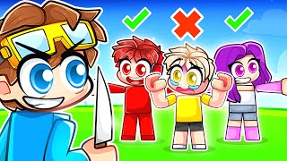 Nico vs FRIENDS SIMON SAYS in Roblox MM2!