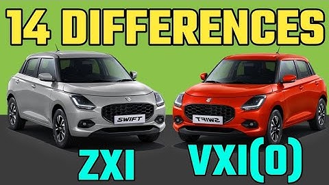 Maruti Swift VXI Optional vs ZXI Comparison 2024|4th Gen Swift VXI Optional vs ZXI Comparison 2024