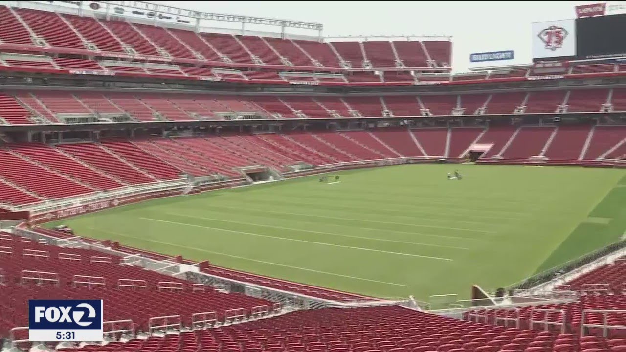 Levi's Stadium reopens to fans for the first preseason game of the year -  YouTube