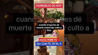 Evangelio de hoy San Juan 15, 26-16,4 #evangeliodehoy #evangelio #evangeliodeldia