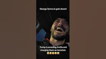 Trump is arresting ANTIFA and charging them as Terrorists.  George Sorros is going DOWN!🤣