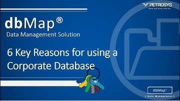 dbMap: 6 Key reasons for using a corporate database