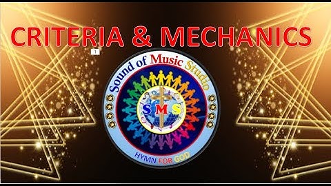 CRITERIA AND MECHANICS FOR JUDGING