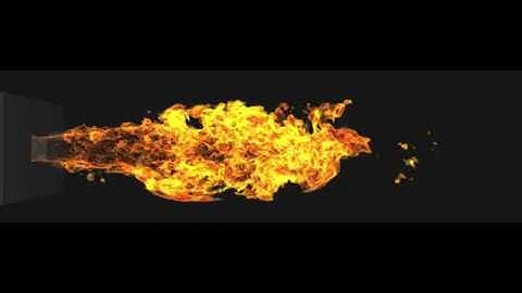 Turbulent nozzle flow