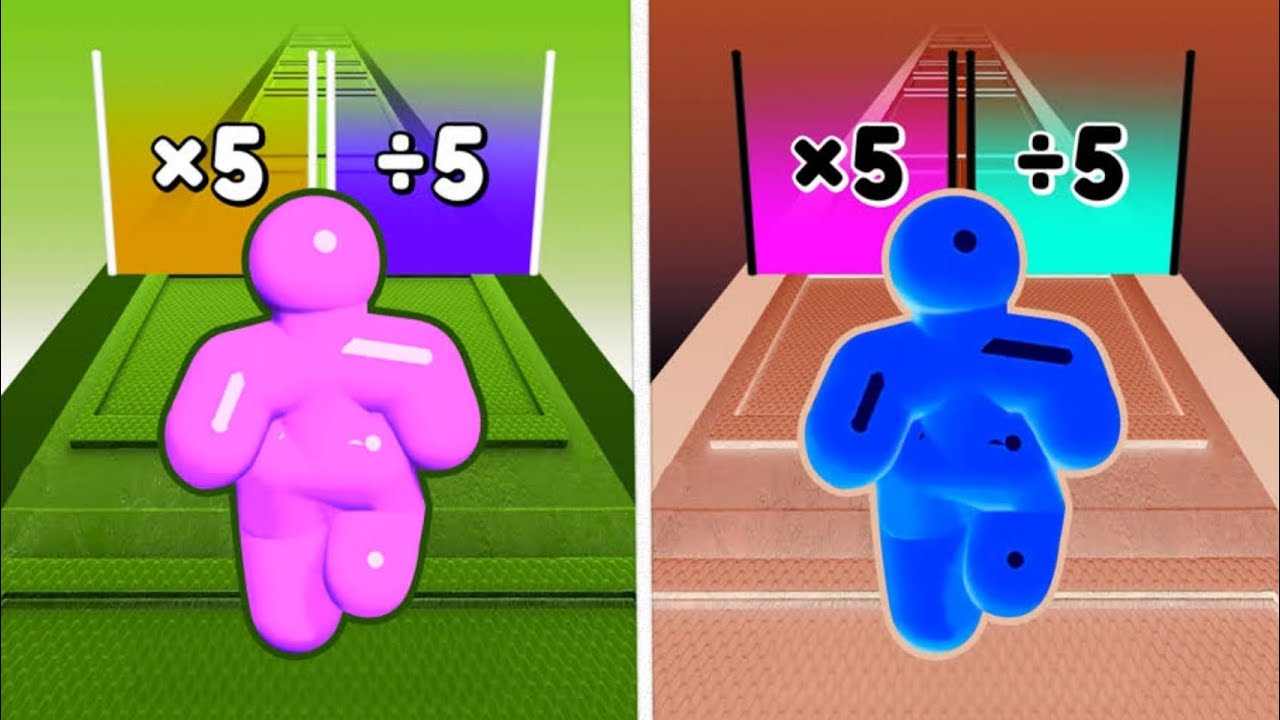 Tall Man Run vs Reverse Speed Run Walkthrough,iOS Android Ball Colour Run New Update ( part : 551 )