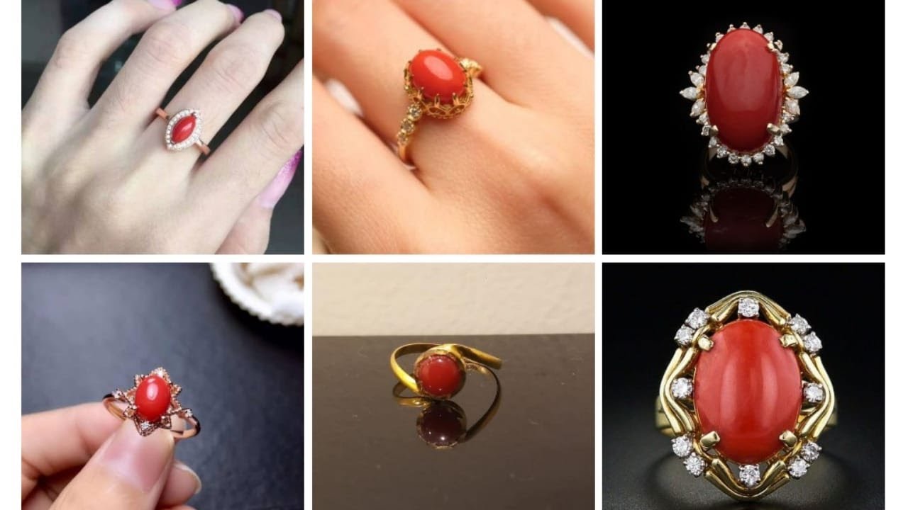Natural Deep Red Coral Mens Ring Sterling Silver 925 Handmade Marjan Heavy  Ring | eBay