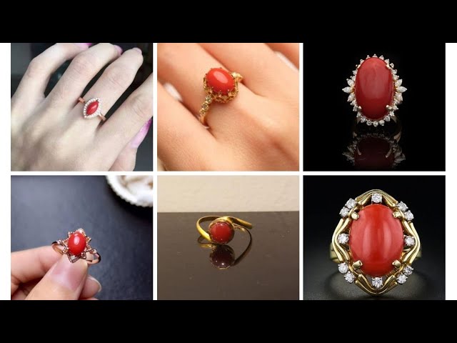 Certified Natural Solid 925 Sterling Silver 8.50 Carat Italian Red Coral Moonga  munga Oval Cat Gemstone Solitaire Handmade Men's Ring - Etsy Hong Kong