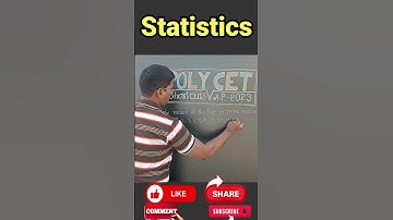 Statistics Shortcuts for POLYCET 2024 || Trick#1 #viral