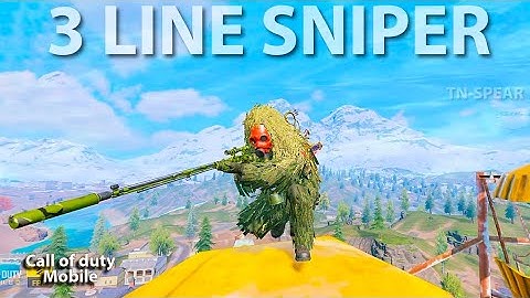 NINJA 3 LINE Sniper gameplay | COD mobile solo Sniper 