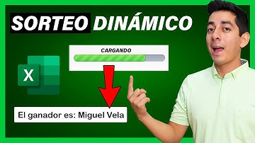 Como hacer un Sorteo Dinámico en Excel con Barra de Progreso (Realizar Rifa)
