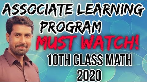 Associate Learning Program for 10th math 2020 Smart Syllabus /Accelerated Learning Program