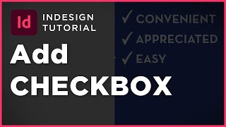 How to Add a Checkbox in InDesign (1.5min) screenshot 3
