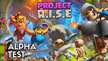 Project R.I.S.E - Supercell | Alpha Test Gameplay (Android/iOS)