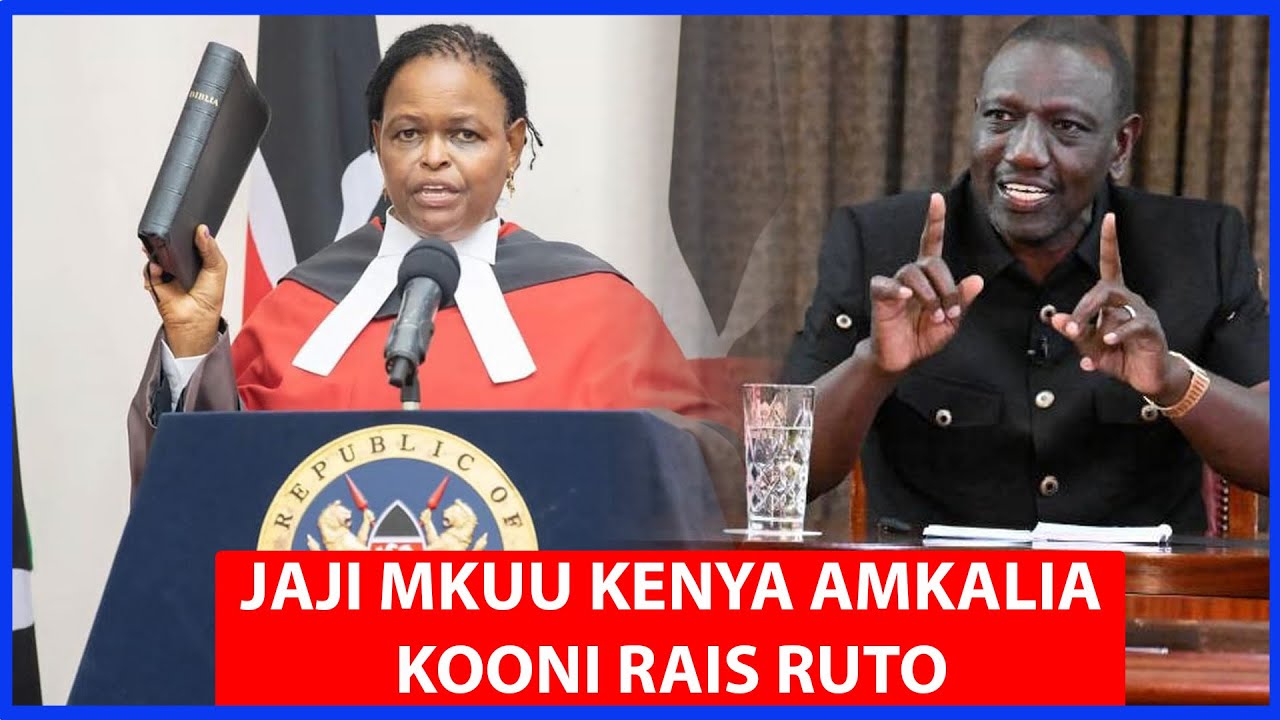 Martha Koome Jaji Mkuu Kenya Ampinga Vikali Kauli Za Rais Ruto Kuhusu 