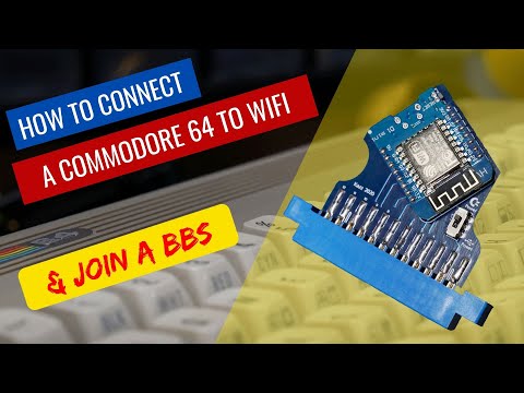 How to set up a Commodore WiFi Modem and login to a BBS