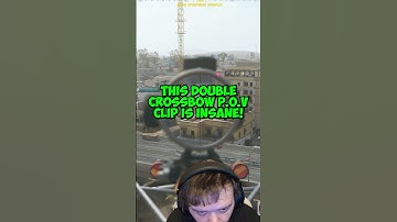 This Double P.O.V Crossbow clip is INSANE! 😱 #callofduty #warzone #bo6 #bo6clips #crossbowmike #cod