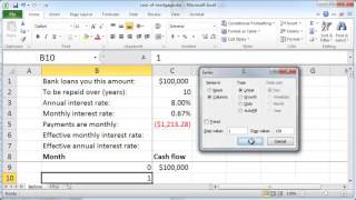 Excel tutorial: Monthly mortgage payments with Excel 2010