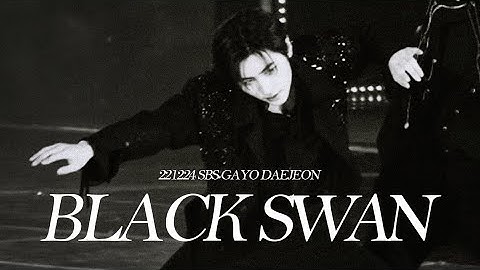 221224 ENHYPEN SUNGHOON | Black Swan(BTS) 4K @ SBS Gayo Daejeon