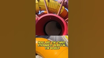 three of the strangest slides in the world #shorts