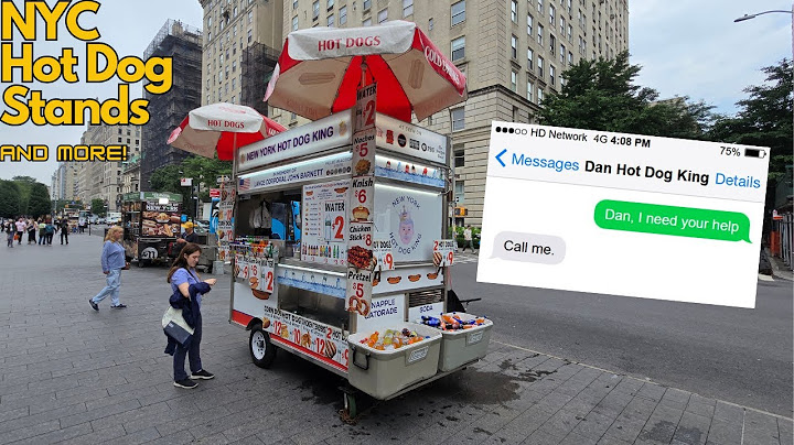 THE HOT DOG KING!!  | NYC Hot Dog Stands