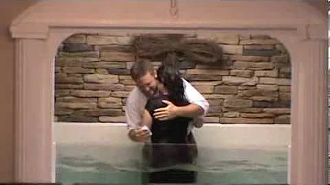 Connie Bearden Getting Baptized at Shannon - 2011