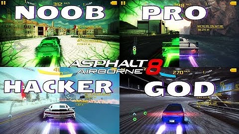 Asphalt 8 Noob VS Pro VS Hacker VS God Infection mode