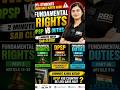 Fundamental Rights vs DPSP Vs Duties| Best explaination | Shubhi Mam #ssc #polity #gkrevolution