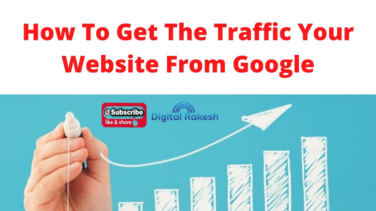 How To Get The Traffic Your Website From Google | Measure traffic to ...