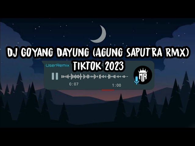 Dj Goyang Dayung (Agung Saputra Rmx) Viral Tiktok 2023💃🎧 class=