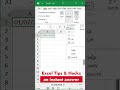 Obtain a row of dates instantly in Excel