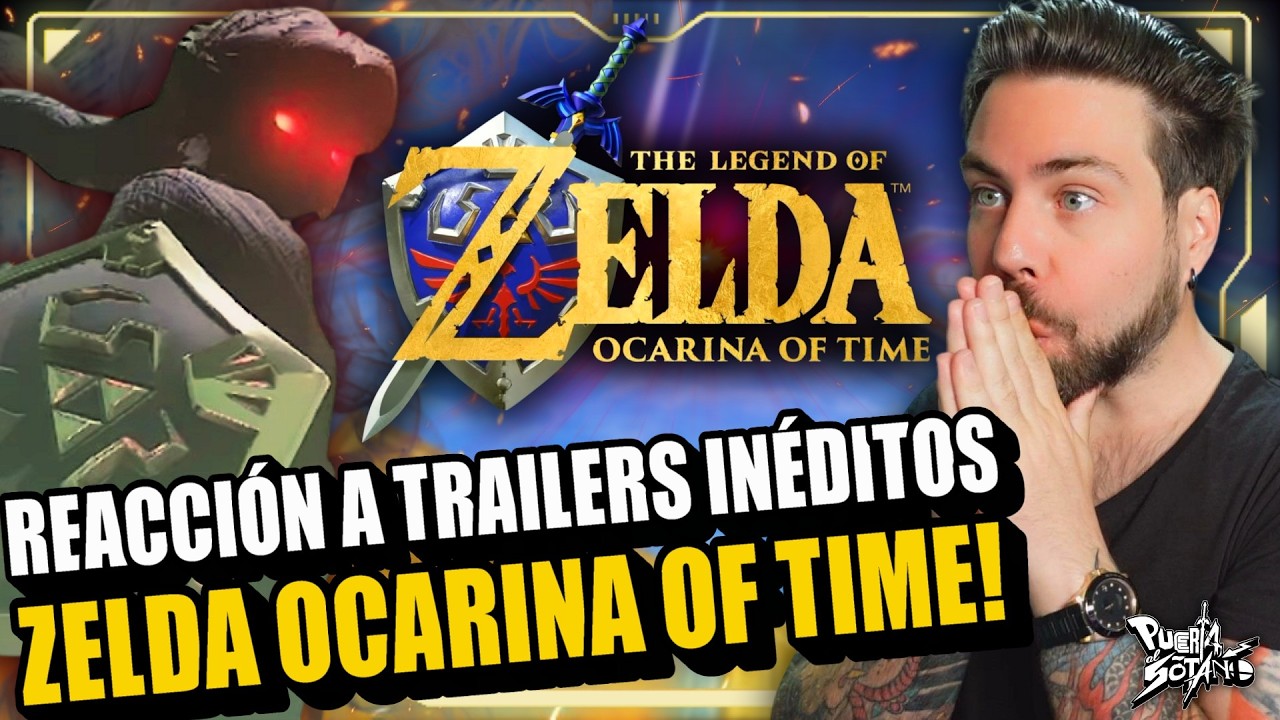 🔥Mi Reacción a los 2 NUEVOS TRAILERS INÉDITOS de Zelda Ocarina of Time Remake! Dark Link! BESTIAL!