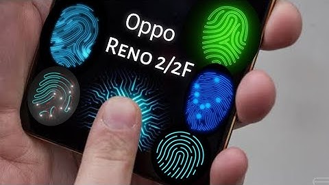 Oppo Reno 2F ||How to change Finger Sensor Animation || Change Finger print ||