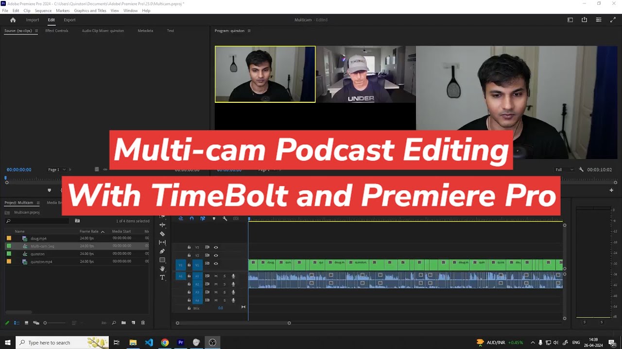 How to edit a Podcast with TimeBolt and Premiere Pro - YouTube