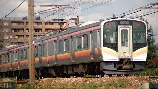 E129系B19編成　信越本線下り普通451M　長岡→新潟→村上