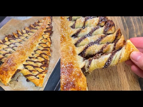 video Puff pastry Christmas tree everyone will love this idea , Worldwide Recipes Puff pastry Christmas tree everyone will love this idea