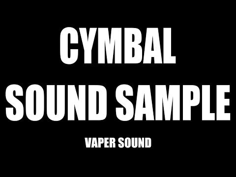 Cymbal sound sample pack (sound effect)