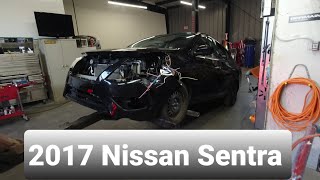 2017 Nissan Sentra.  Ремонт передней части. 2017 Nissan Sentra Front Repair.