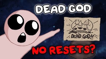 Can YOU Get the Dead God Without RESETTING in The Binding of Isaac?